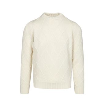 FILIPPO DE LAURENTIIS Heren, Truien, Beige, Maat: 2XL Wol