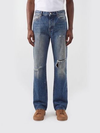 Amiri Jeans straight in denim distressed