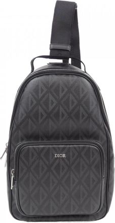 Dior Black Gray Sling Bag (Pre-Owned)