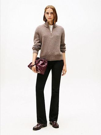 Tommy Hilfiger Vaqueros bootcut negros de cintura media