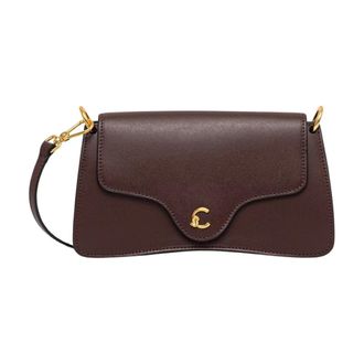 Coccinelle C-Me Crossbody Tas - Dames - Schoudertassen - Bruin - ONE Size - Leer - Tassen