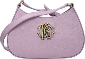 Roberto Cavalli Pink Leather Crossbody Womens Bag