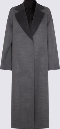 Fabiana Filippi Grey Wool Coat