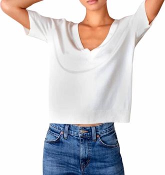 Emerson Fry Luxe Top In White