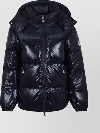 Pyrenex lively long hooded quilted jacket