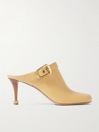Chloé Mule In Pelle Andrea - Marrone