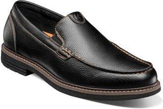 Nunn Bush Oslo Moc Toe Venetian Loafer in Black Tumbled at Nordstrom Rack, Size 11.5