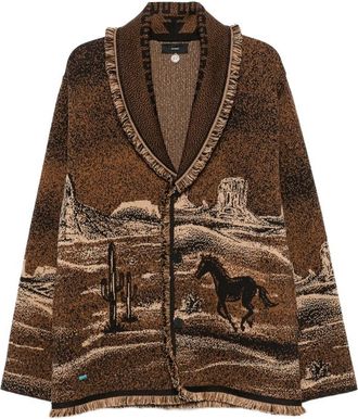Alanui Landscape-pattern Fringed Jacket