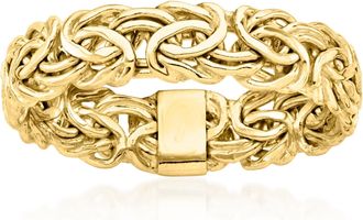 Ross-Simons 14kt Yellow Gold Byzantine Ring
