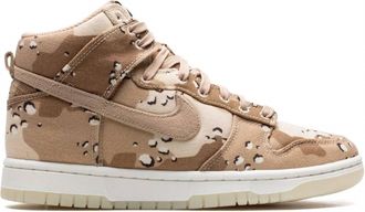 Nike Womens Dunk High Sneakers - Wide In Desert Camo