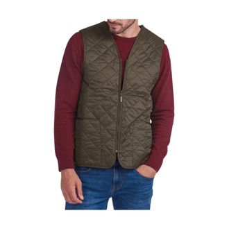 Barbour Vests, male, Green, Size: 2XL Stylish Bubble Vest