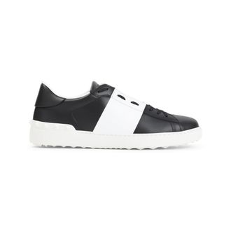 Valentino Garavani BlackWhite Leather Sneakers