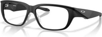 Oakley 56mm Rectangle optical glasses in Black at Nordstrom