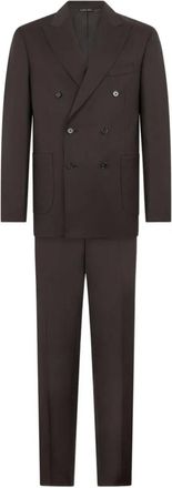 Brooks Brothers Completo doppiopetto in lana - Marrone