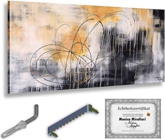 OEM Monica Mirafiori I 100% Pintado A Mano I Cuadro No Sue&ntilde;es M&aacute;s I 140x70cm Cuadro Pintado A Mano Cuadro Acr&iacute;lico Cuadro Acr&iacute;lico De Gran Tama&ntilde;o I Arte M