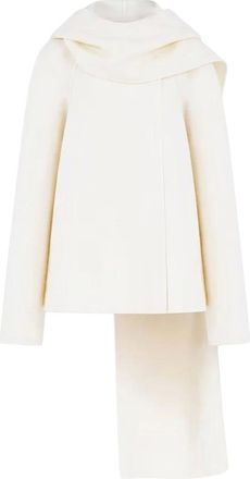 Alaia Jassen, Dames, Wit, S, Wol, Woljas met Sjaal