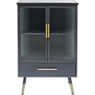 Kare Design C&oacute;moda vidrio y acero 65 x 38cm