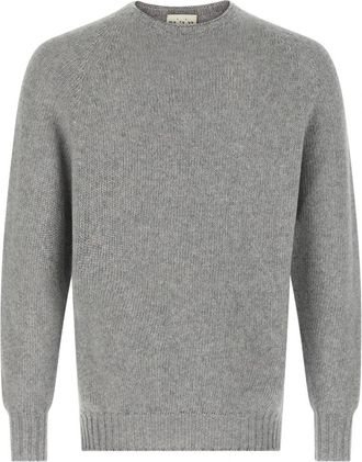 Maryya Cashmere Trui - Heren - Ronde hals truien - Grijs - L - Wol - Truien & Vesten