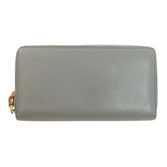 Gucci Pre-owned Wallets, female, Gray, Size: ONE SIZE Pre-owned Vintage Long Wallet (bi-fold)