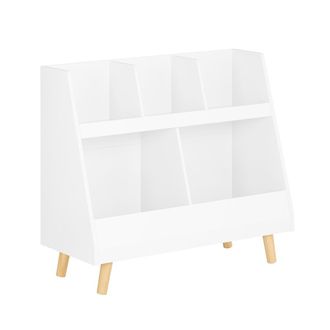 SoBuy Librer&iacute;a Infantil Para Ni&ntilde;os Estanter&iacute;a Est&aacute;ndar Infantil Blanco 86 X 36 X 77cm Kmb19-w Sobuy Es