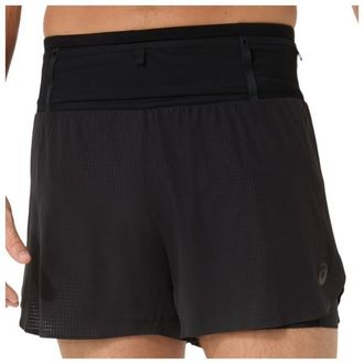 Asics Fujitrail Elite Short Laufshorts f&uuml;r Herren | schwarz