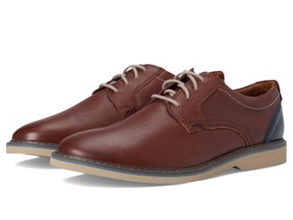 Clarks Mens Radcliff Low Oxford, Tan Leather, 9