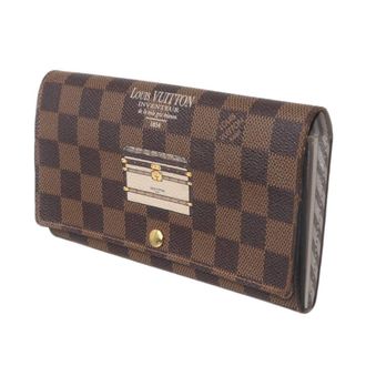 Louis Vuitton Damier Brown Long Wallet (Bi-Fold) (Pre-Owned)