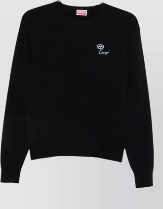 Kenzo floral-embroidered crewneck sweatshirt