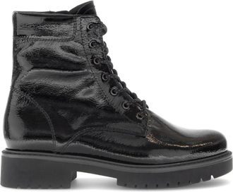 Gabor Veterboots Veterlaars - Heren - Veterlaarzen - Zwart - 40 1/2 EU - Leer - Schoenen