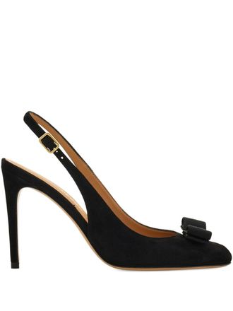 Ferragamo Black Vibily 1 95 Pointed Heels