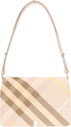 Burberry Snip Schoudertas - Dames - Schoudertassen - Beige - ONE Size - Katoen - Tassen