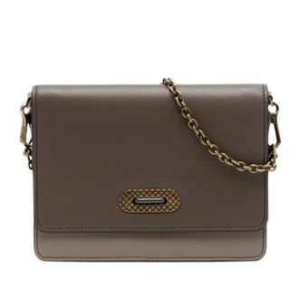 Bottega Veneta Pre-owned Cross Body Bags, female, Brown, Size: ONE SIZE Pre-owned Crossbody Bag