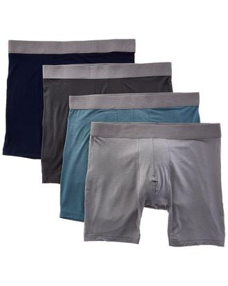Elie Tahari 4Pk Modern Fit Luxe Micro Ultra Soft Boxer Brief