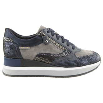 Mephisto Mephisto Olimpia Leather Womens Low Top Trainers - Navy - Size:UK 7
