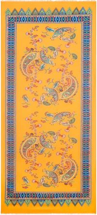 Etro Foulard paisley a fiori - Giallo