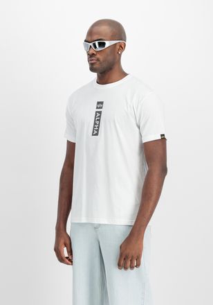 Alpha Industries T-Shirt ALPHA INDUSTRIES Alpha Puff Print T-Shirt, Herren, Gr. 3XL, weiss (wei&szlig;), Obermaterial: 100% Baumwolle, Shirts T-Shirt