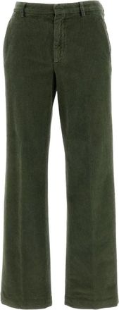 Cellar Door Pantaloni dritti Dora - - Trousers - Donna - Verde - M