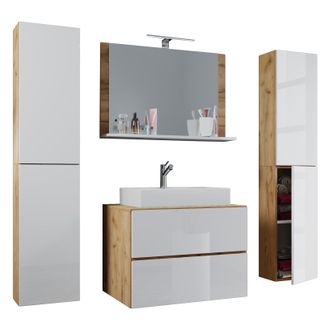 ebuy24 Lavabo De 5 Piezas Lendas Xl 150x126x51 - Vcm