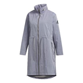 adidas (WMNS) adidas Woven Travel Jacket Asia Sizing Grey FM9298