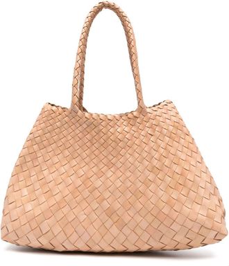 Dragon Diffusion large Santa Croce tote bag - women - Calf Leather - One Size - Neutrals