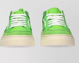 Ferragamo leather low-top sneakers