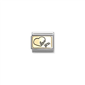 Nomination Unisex Composable Classic Links In Love You Heart
