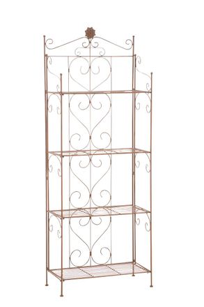 Clp Estanter&iacute;a Plegable Decorativa Lenja Marr&oacute;n Antiguo