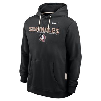 Nike Florida State Sideline Nike Mens Dri-FIT College Pullover Hoodie in Black | 03AZ00AFTN-HSY