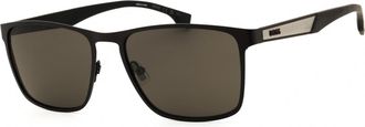 HUGO BOSS BOSS 1826/S 005N IR Matte Brown Ruthenium/Grey