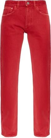 Isabel Marant Daya Regular Jeans - Dames - Regular Fit Jeans - Rood - S - Katoen - Jeans