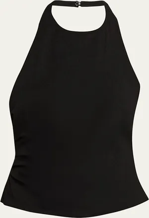 A.L.C. Sylvie Linen-Blend Halter Top