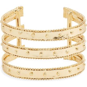 Karine Sultan Dots Cuff Bracelet in Gold at Nordstrom