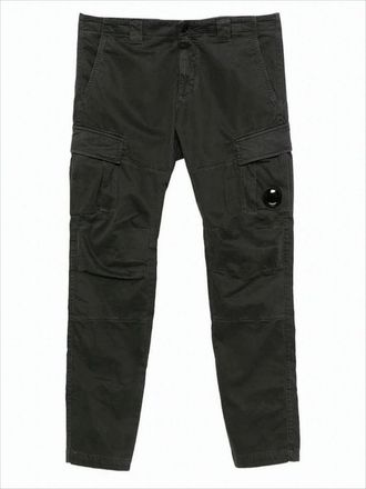 C.P. Company Utilitarian Straight Pants With Flap Cargo Pockets