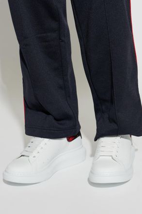 Alexander McQueen Leather Sports Shoes, Mens, White